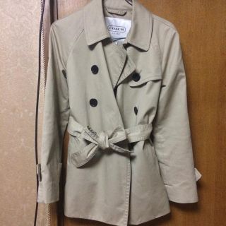 コーチ(COACH) ショートトレンチコート トレンチコート(レディース)の
