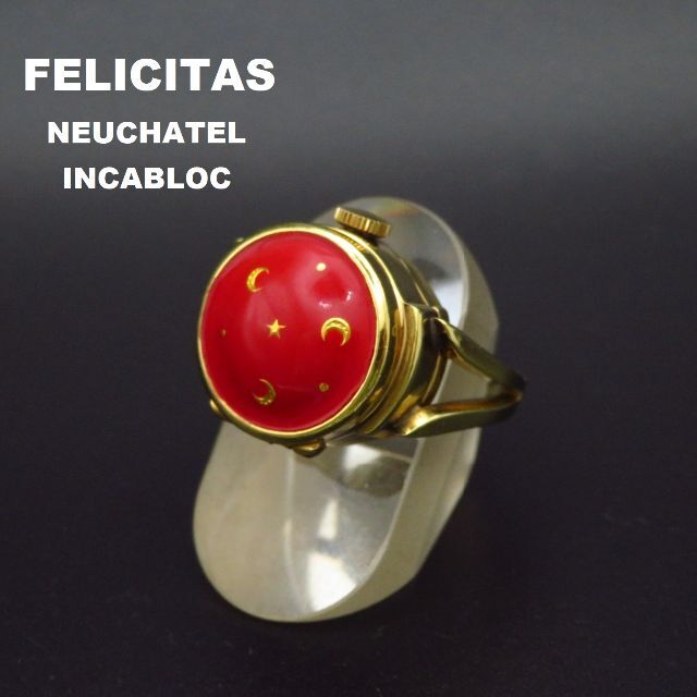 FELICITAS NEUCHATEL 手巻き指輪時計 INCABLOC