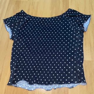 ザラキッズ(ZARA KIDS)のZARA girls ドット柄トップス(Tシャツ/カットソー)