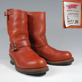 レッドウィング(REDWING)の8271エンジニア赤茶オロラセット羽タグPT99 PT91 8812 8268(ブーツ)