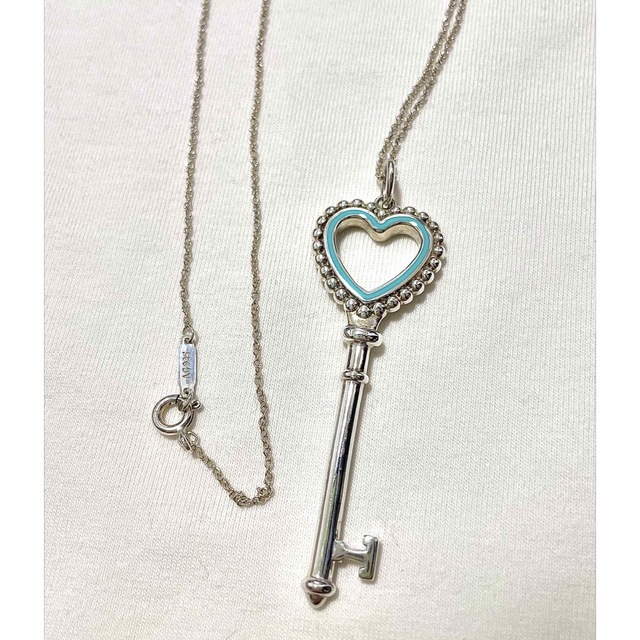 Tiffany&Co. / ビーズ ハートキー ネックレス 【お買得!】 35%割引