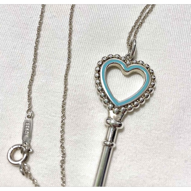 Tiffany&Co. / ビーズ ハートキー ネックレス 【お買得!】 35%割引