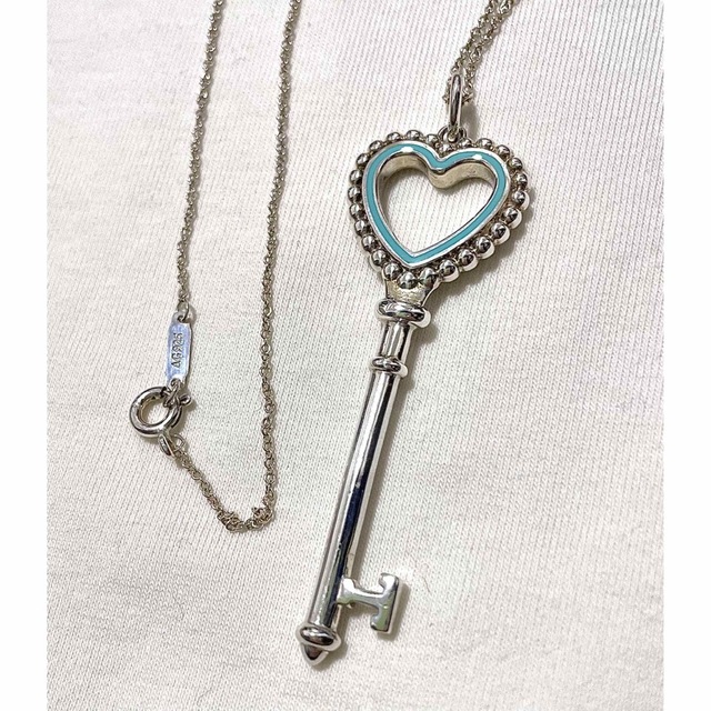 Tiffany&Co. / ビーズ ハートキー ネックレス 【お買得!】 35%割引