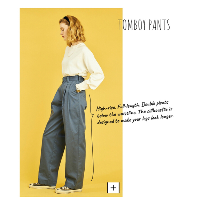 Shinzone シンゾーン  “TOMBOY JEANS”　ツータックパンツ 1