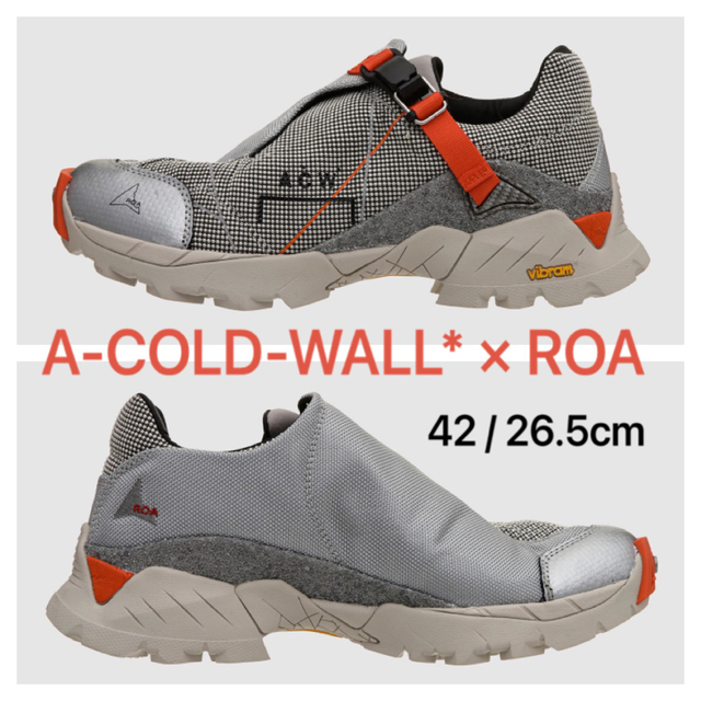 A-COLD-WALL* × ROA MINAR / SILVER×ORANGE メンズの靴/シューズ(その他)の商品写真