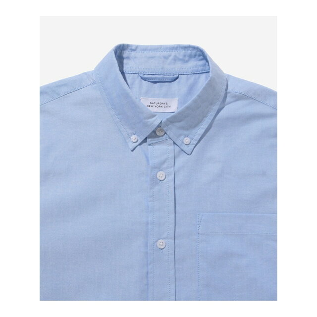 Saturdays NYC(サタデーズニューヨークシティ)の【ブルー（44）】Esquina Oxford Shirt With Branding その他のその他(その他)の商品写真