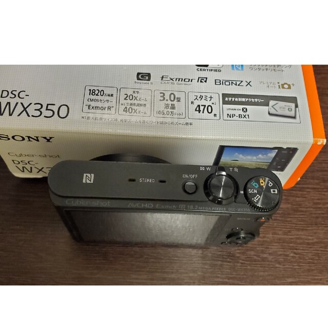 美品 デジカメ  SONY Cyber-Shot WX DSC-WX350