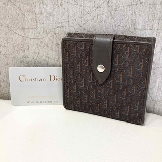 Dior クリスチャン ディオール トロッター 折財布 ブラウン 茶色