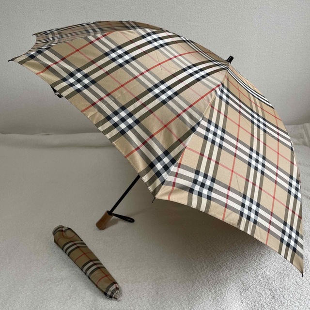 BURBERRY - 未使用品 バーバリーロンドン 折り畳み傘 フルノバチェック