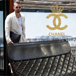 CHANEL - CHANEL クラッチバッグ マトラッセ ココマーク 正規品の通販