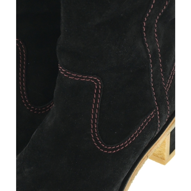 CHANEL(シャネル)のCHANEL シャネル ブーツ 37(23.5cm位) 黒 【古着】【中古】 レディースの靴/シューズ(ブーツ)の商品写真