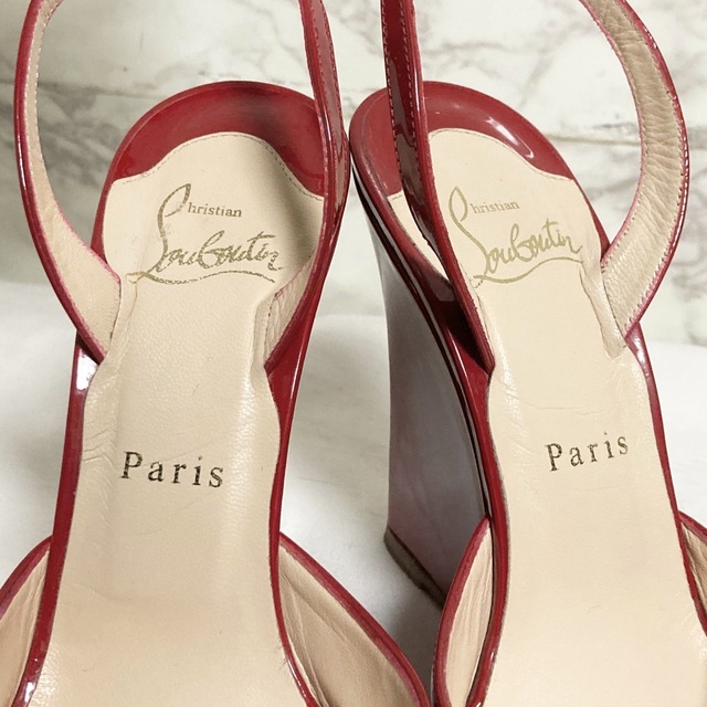 【美品】Christian Louboutin「Very Very Wedge」 5