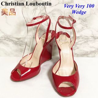 クリスチャンルブタン(Christian Louboutin)の【美品】Christian Louboutin「Very Very Wedge」(サンダル)