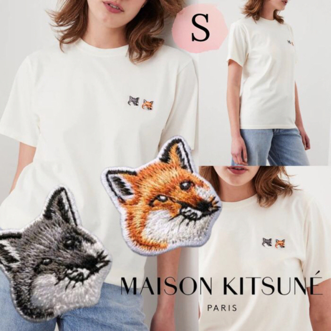 メゾンキツネ　ダブルフォックス　Tシャツ　Ｍ④