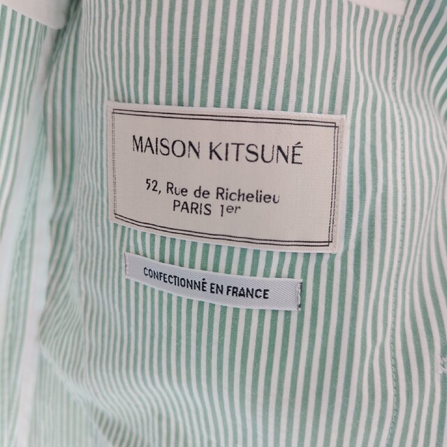 MAISON KITSUNE'(メゾンキツネ)のMAISON KITSUNE ストライプ ジャケット メンズのジャケット/アウター(テーラードジャケット)の商品写真