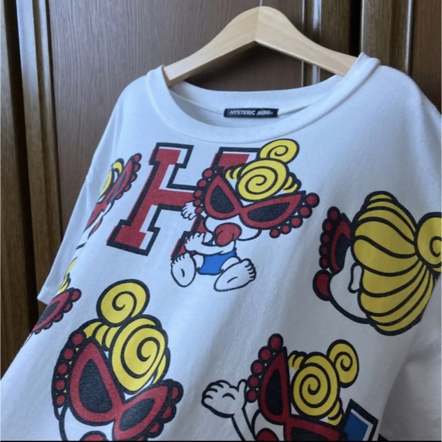 HYSTERIC MINI(ヒステリックミニ)の専用！ヒステリックミニ　ヒスミニ 半袖　ゆったり　ビッグ　シャツ　ワンピース　 キッズ/ベビー/マタニティのキッズ服女の子用(90cm~)(ワンピース)の商品写真