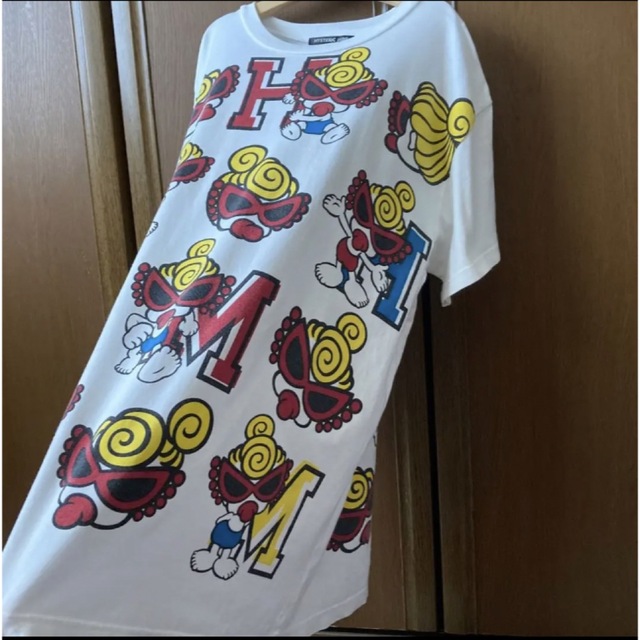 HYSTERIC MINI(ヒステリックミニ)の専用！ヒステリックミニ　ヒスミニ 半袖　ゆったり　ビッグ　シャツ　ワンピース　 キッズ/ベビー/マタニティのキッズ服女の子用(90cm~)(ワンピース)の商品写真