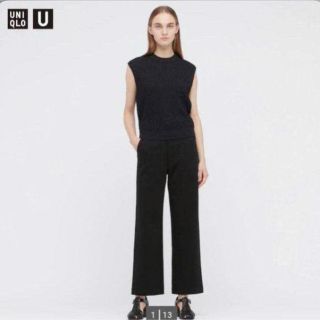 ユニクロ(UNIQLO)のUNIQLOユニクロ▪︎ジャージーリラックスストレートパンツ　L(カジュアルパンツ)