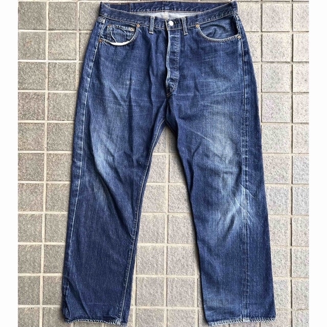 60's ヴィンテージ LEVIS 501 BIGE オリジナル デニム