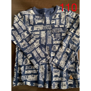 ベビーギャップ(babyGAP)の消防車　長袖Tシャツ110 GAP(Tシャツ/カットソー)