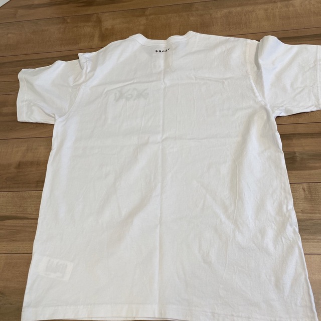 sacai KAWS コラボ ロゴTシャツ 白サイズ5