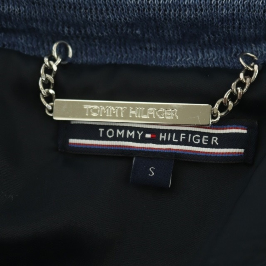 TOMMY HILFIGER(トミーヒルフィガー)のトミーヒルフィガー コットンジャケット テーラード ニット 背抜き 2B S 紺 レディースのジャケット/アウター(その他)の商品写真