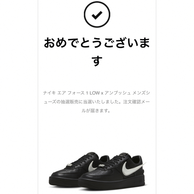 アンブッシュ✖️ナイキ エアホース1 ブラック サイズ26.5cm - www