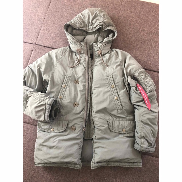 美品 ALPHAINDUSTRIES N-3B ダウンジャケット ミリタリー