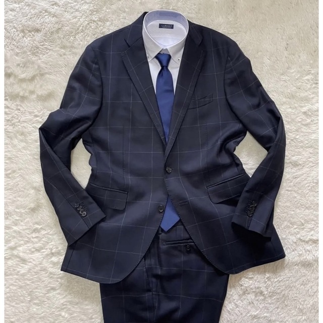 THE SUIT COMPANY(スーツカンパニー)のスーツカンパニー　スーツ　ネイビー3L メンズのスーツ(セットアップ)の商品写真