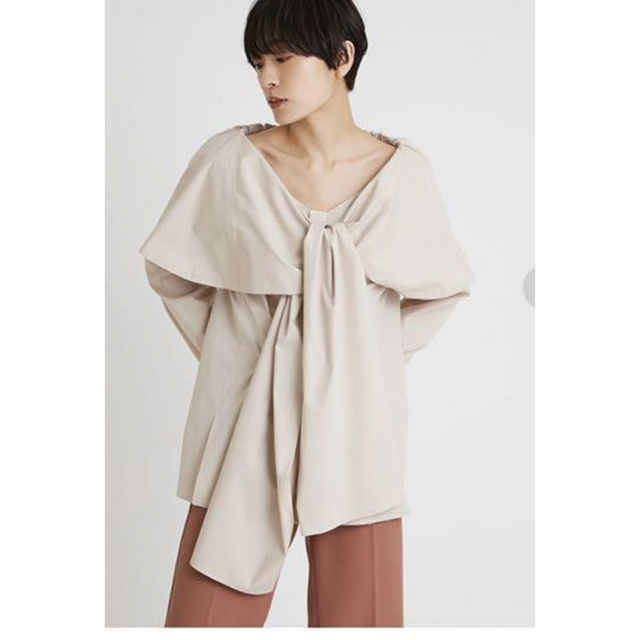 gypsohila Asymmetry blouse ブルー