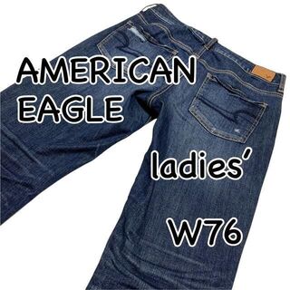 アメリカンイーグル(American Eagle)のアメリカンイーグル TOMGIRL スーパーストレッチ US6 ウエスト76cm(デニム/ジーンズ)