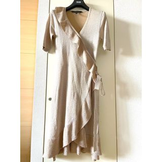 ビーシービージーマックスアズリア(BCBGMAXAZRIA)のBCBG maxazriaラップワンピース×Eアルマーニ ワンピース(ひざ丈ワンピース)