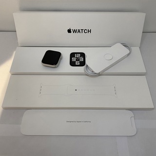 アップル(Apple)のApple Watch SE 第二世代 44mm GPSモデル ホワイト(腕時計(デジタル))