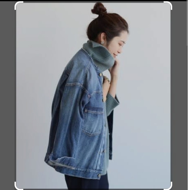 IENA(イエナ)のIENA　リメイクルーズデニムブルゾン レディースのジャケット/アウター(Gジャン/デニムジャケット)の商品写真
