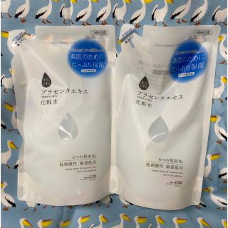 素肌しずく プラセンタエキス 化粧水 つめかえ用(450ml)   ２個セット(化粧水/ローション)