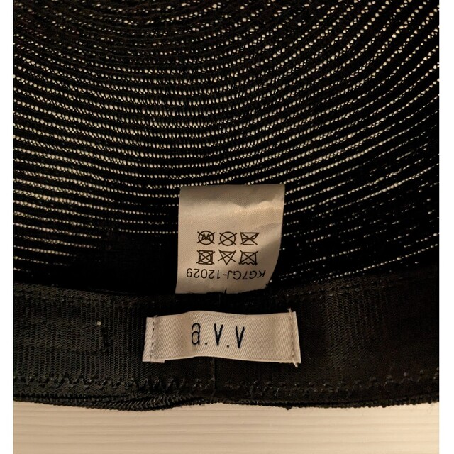 a.v.v(アーヴェヴェ)のa.v.v　キャスケット　帽子　ブラック　54センチ　マリン キッズ/ベビー/マタニティのこども用ファッション小物(帽子)の商品写真