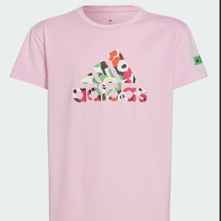 アディダス(adidas)のマリメッコ×アディダス Tシャツ (ピンク)(Tシャツ(半袖/袖なし))