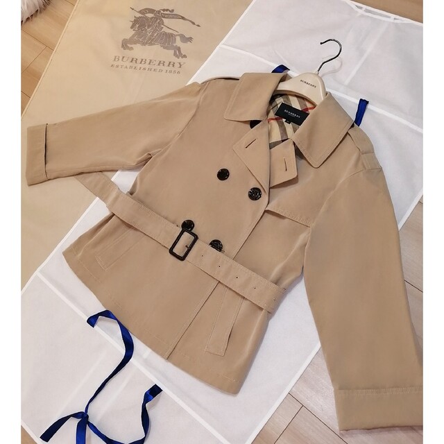 独特な 【送料無料】 BURBERRY - 本物上質希少 ショートトレンチコート