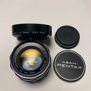 ペンタックス(PENTAX)の(え) 極美品 Super-Takumar 55mm F1.8 純正付属付き(レンズ(単焦点))