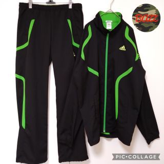 アディダス(adidas)のアディダス　ジャージ上下セットアップ　トラックジャケット　バイカラー　2XL(ジャージ)