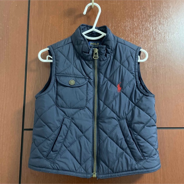 POLO RALPH LAUREN(ポロラルフローレン)のラルフローレン　キルティングベスト　24M 90㎝　ネイビー キッズ/ベビー/マタニティのキッズ服男の子用(90cm~)(ジャケット/上着)の商品写真