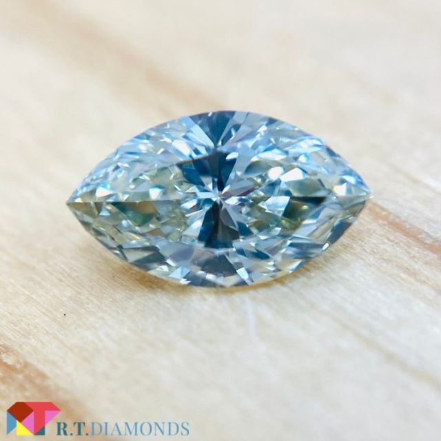 カメレオン!FANCY LIGHT GRAY GREEN 0.206ct MQ-