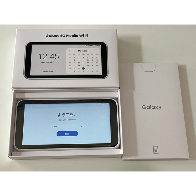 ポケットWi-Fi Galaxy 5G Mobile Wi-Fi SCR01Samsung