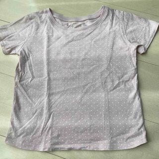 ムジルシリョウヒン(MUJI (無印良品))のピンクドットTシャツ　120(Tシャツ/カットソー)