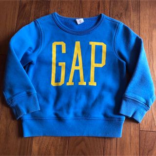 ギャップキッズ(GAP Kids)のgap ブルー トレーナー 100cm(Tシャツ/カットソー)