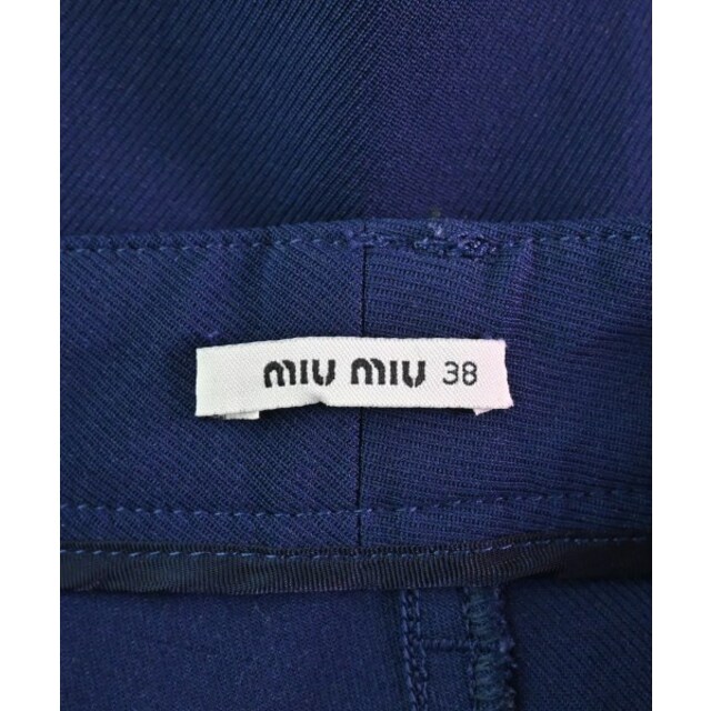 miumiu(ミュウミュウ)のMiu Miu ミュウミュウ パンツ（その他） XS 紺 【古着】【中古】 レディースのパンツ(その他)の商品写真