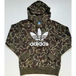 ラクマ限定価格‼︎新品タグ付 adidas 迷彩柄 スウェットパーカー Ｌ