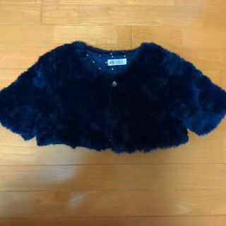 エイチアンドエム(H&M)のキッズ　子供服　H&M　ファーボレロ　140(ジャケット/上着)