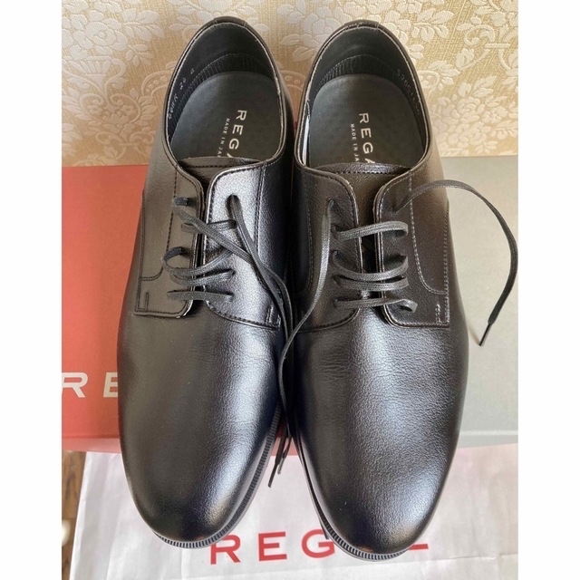 REGAL(リーガル)のCurrypanman様専用　リーガルシューズ　黒　24 EEE 人工皮革　新品 メンズの靴/シューズ(ドレス/ビジネス)の商品写真