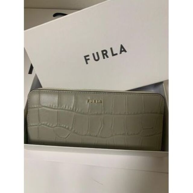 FURLA FURLA ジップアラウンド クロコ押し長財布 - www.sorbillomenu.com